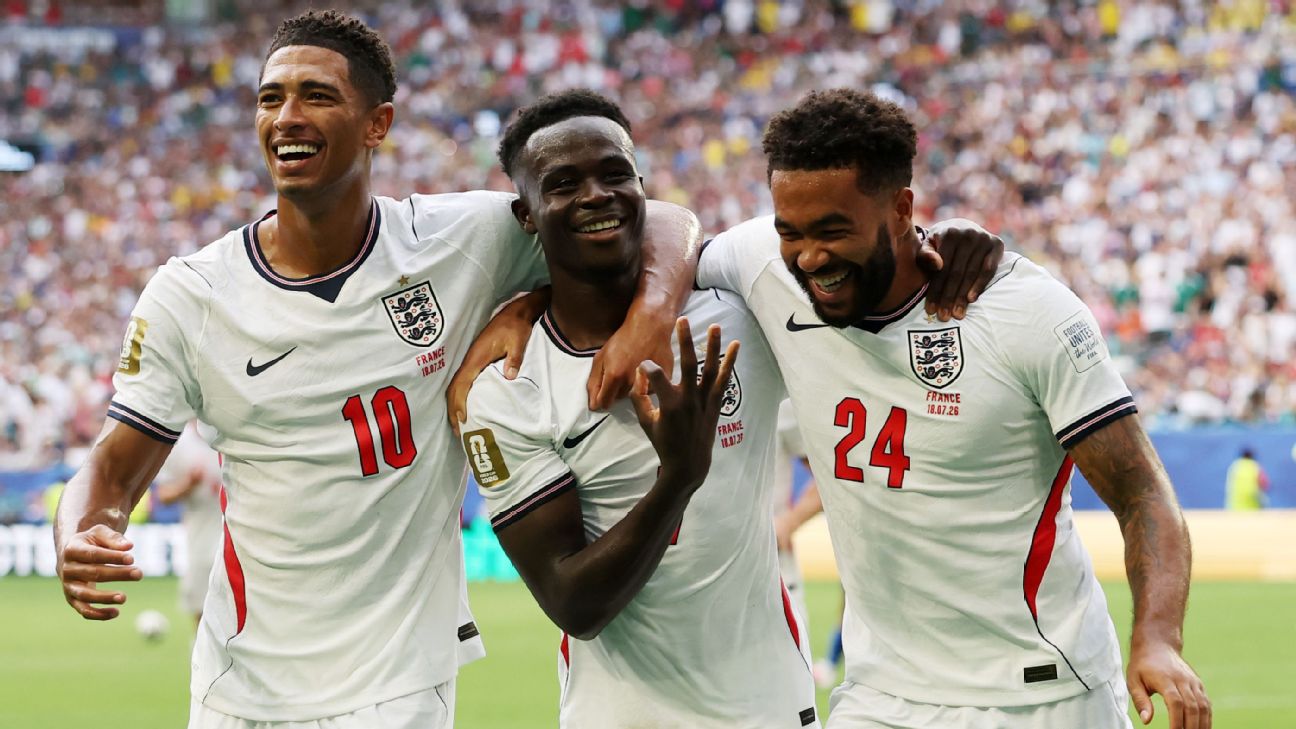 英格兰加时力压法国夺世界杯季军 萨卡戴帽姆巴佩破纪录